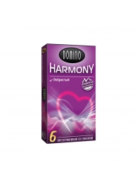 Презервативы с рёбрышками Domino Harmony - 6 шт. - Domino - купить с доставкой в Липецке