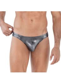 Серебристые трусы-тонги Chakra Thong - Clever Masculine Underwear купить с доставкой