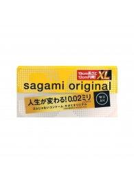 Презервативы увеличенного размера Sagami Original 0.02 XL-size - 12 шт. - Sagami - купить с доставкой в Липецке