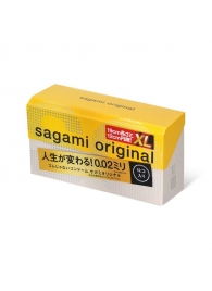 Презервативы увеличенного размера Sagami Original 0.02 XL-size - 12 шт. - Sagami - купить с доставкой в Липецке