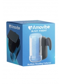 Инновационный робот-мастурбатор Black Knight с функцией пенетрации - Amovibe - в Липецке купить с доставкой