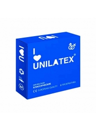 Классические презервативы Unilatex Natural Plain - 3 шт. - Unilatex - купить с доставкой в Липецке