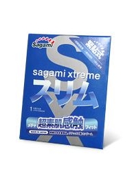 Презерватив Sagami Xtreme FEEL FIT 3D - 1 шт. - Sagami - купить с доставкой в Липецке