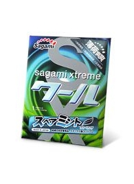Презерватив Sagami Xtreme Mint с ароматом мяты - 1 шт. - Sagami - купить с доставкой в Липецке
