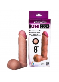 Фаллическая насадка для страпона UNICOCK 8  - 20 см. - LOVETOY (А-Полимер) - купить с доставкой в Липецке