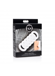 Комплект из 6 прозрачных эрекционных колец Ring Master Custom Ball Stretcher Kit - XR Brands - в Липецке купить с доставкой