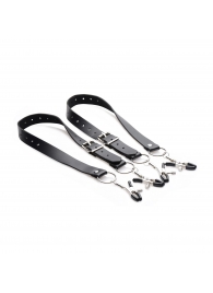 Ремни с зажимами для половых губ Spread Labia Spreader Straps with Clamps - XR Brands - купить с доставкой в Липецке