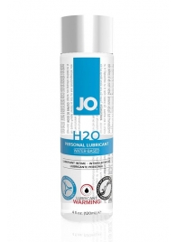 Возбуждающий лубрикант на водной основе JO Personal Lubricant H2O Warming - 120 мл. - System JO - купить с доставкой в Липецке