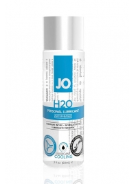 Охлаждающий лубрикант на водной основе JO Personal Lubricant H2O COOLING - 60 мл. - System JO - купить с доставкой в Липецке