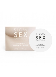 Массажная свеча для всего тела Slow Sex - 50 гр. - Bijoux Indiscrets - купить с доставкой в Липецке