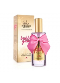 Разогревающее массажное масло Light My Fire Bubble Gum с ароматом бабл-гам - 100 мл. - Bijoux Indiscrets - купить с доставкой в Липецке