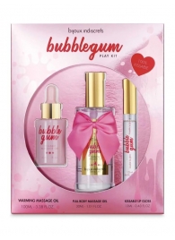 Набор средств для массажа и ласк Bubblegum Play Kit - Bijoux Indiscrets - купить с доставкой в Липецке