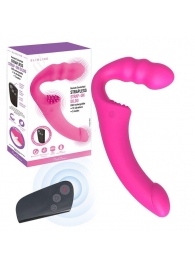 Розовый безремневой страпон Straples Strap-On Dildo - Erokay - купить с доставкой в Липецке