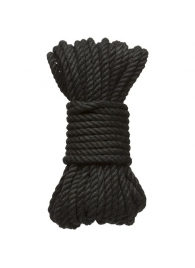 Черная верёвка для связывания и фиксации Bind Tie - 9,14 м. - Doc Johnson - купить с доставкой в Липецке