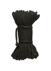 Черная верёвка для связывания и фиксации Bind Tie - 15,24 м. - Doc Johnson - купить с доставкой в Липецке