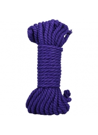 Фиолетовая верёвка для связывания и фиксации Bind Tie - 9,14 м. - Doc Johnson - купить с доставкой в Липецке