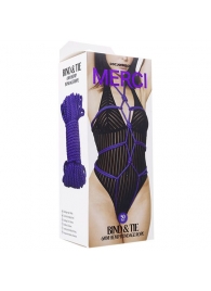 Фиолетовая верёвка для связывания и фиксации Bind Tie - 15,24 м. - Doc Johnson - купить с доставкой в Липецке