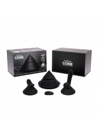 Конусный вибромассажер Cowgirl Cone с 2 насадками - CowGirl - купить с доставкой в Липецке