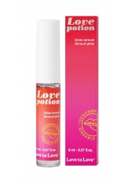 Возбуждающий блеск для губ Love Potion - 8 мл. - Love to Love - купить с доставкой в Липецке
