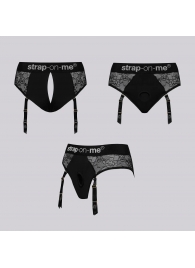 Трусики для фиксации насадок Strap-on-me Harness Lingerie Diva XS - Strap-on-me - купить с доставкой в Липецке