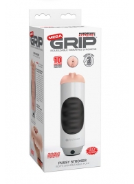 Мастурбатор-вагина Extreme Toyz Mega Grip Vibrating Stroker Mouth - Pipedream - в Липецке купить с доставкой