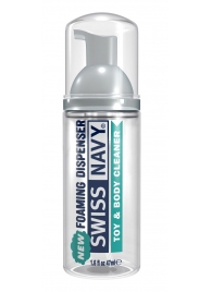 Очищающая пенка для игрушек и тела Toy   Body Cleaner Foamer - 47 мл. - Swiss navy - купить с доставкой в Липецке