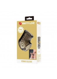 Дымчатая насадка на пенис и мошонку - Baile - в Липецке купить с доставкой