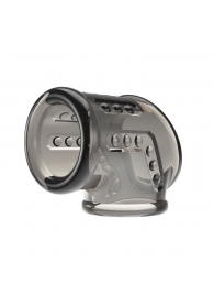 Дымчатая насадка на пенис и мошонку - Baile - в Липецке купить с доставкой