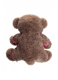 Бондажный набор: бурый мишка с розовыми оковами и наручниками - Pecado - купить с доставкой в Липецке