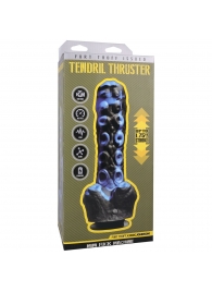 Черно-синяя мини-машина на присоске Tendril Thruster - 21,6 см. - Doc Johnson - купить с доставкой в Липецке