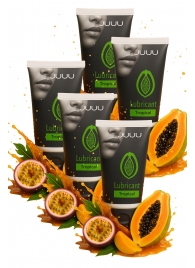Набор из 5 съедобных лубрикантов JUJU со вкусом тропических фруктов - JuJu - купить с доставкой в Липецке