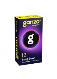 Презервативы с анестетиком для продления удовольствия Ganzo Long Love - 12 шт. - Ganzo - купить с доставкой в Липецке