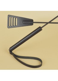 Черный кожаный стек «Сириус» - 60 см. - Sitabella - купить с доставкой в Липецке