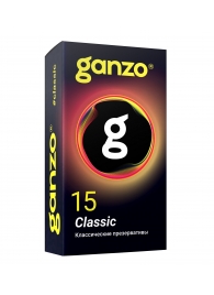 Классические презервативы с обильной смазкой Ganzo Classic - 15 шт. - Ganzo - купить с доставкой в Липецке