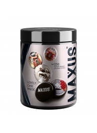 Черные утолщенные презервативы MAXUS Extra Strong с железным кейсом - 15 шт. - Maxus - купить с доставкой в Липецке