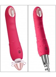 Малиновая насадка на душ с вибрацией Showers to orgasm - 20,1 см. - Orion - купить с доставкой в Липецке