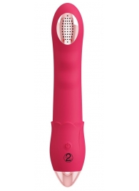 Малиновая насадка на душ с вибрацией Showers to orgasm - 20,1 см. - Orion - купить с доставкой в Липецке