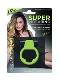 Люминесцентное эрекционное виброкольцо Super - Clara Morgane - в Липецке купить с доставкой