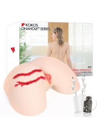 Мастурбатор-полуторс с двойным слоем материала и вибрацией Jenny Onahole Real Hips - KOKOS - в Липецке купить с доставкой Мастурбатор-полуторс с двойным слоем материала и вибрацией Jenny Onahole Real Hips - KOKOS - в Липецке купить с доставкой