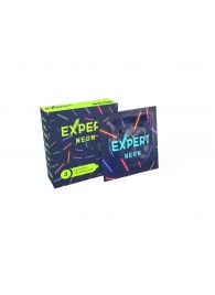 Светящиеся в темноте презервативы Expert Neon - 3 шт. - Expert - купить с доставкой в Липецке
