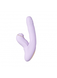 Сиреневый вибромассажер со съёмным клиторальным пульсатором DuoGlow - Svakom купить в Липецке с доставкой в Orgasmix.ru Сиреневый вибромассажер со съёмным клиторальным пульсатором DuoGlow - Svakom
