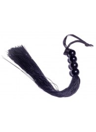 Черная силиконовая плеть - 37 см. - Boys of Toys - купить с доставкой в Липецке