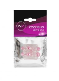 Прозрачная насадка на пенис с цветными шариками - Erowoman-Eroman - в Липецке купить с доставкой