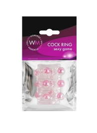 Прозрачная сквозная насадка на пенис с цветными шариками - Erowoman-Eroman - в Липецке купить с доставкой