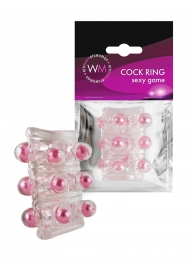 Прозрачная сквозная насадка на пенис с цветными шариками - Erowoman-Eroman - в Липецке купить с доставкой