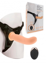 Женский вибрострапон со съемной насадкой и пультом ДУ - Erokay - купить с доставкой в Липецке