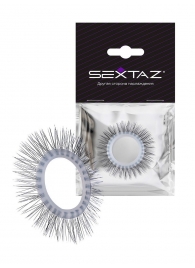 Круглое эрекционное кольцо с «ресничками» - Sextaz - в Липецке купить с доставкой