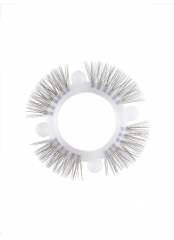 Эластичное кольцо с «ресничками» и 4 шариками - Sextaz - в Липецке купить с доставкой