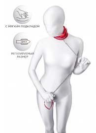 Красный ошейник с подкладкой из меха - ToyFa - купить с доставкой в Липецке
