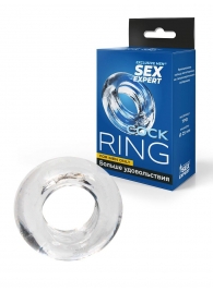 Прозрачное эрекционное кольцо-бублик - Sex Expert - в Липецке купить с доставкой